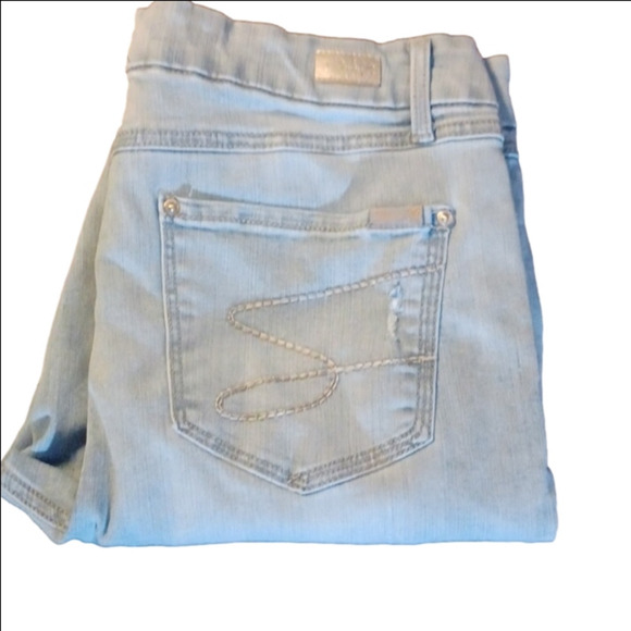 SEVEN7 WOMENS JEANS, TUMMYLESS, HIGH RISE SKINNY, SIZE 14 WOMENS. - Picture 2 of 11